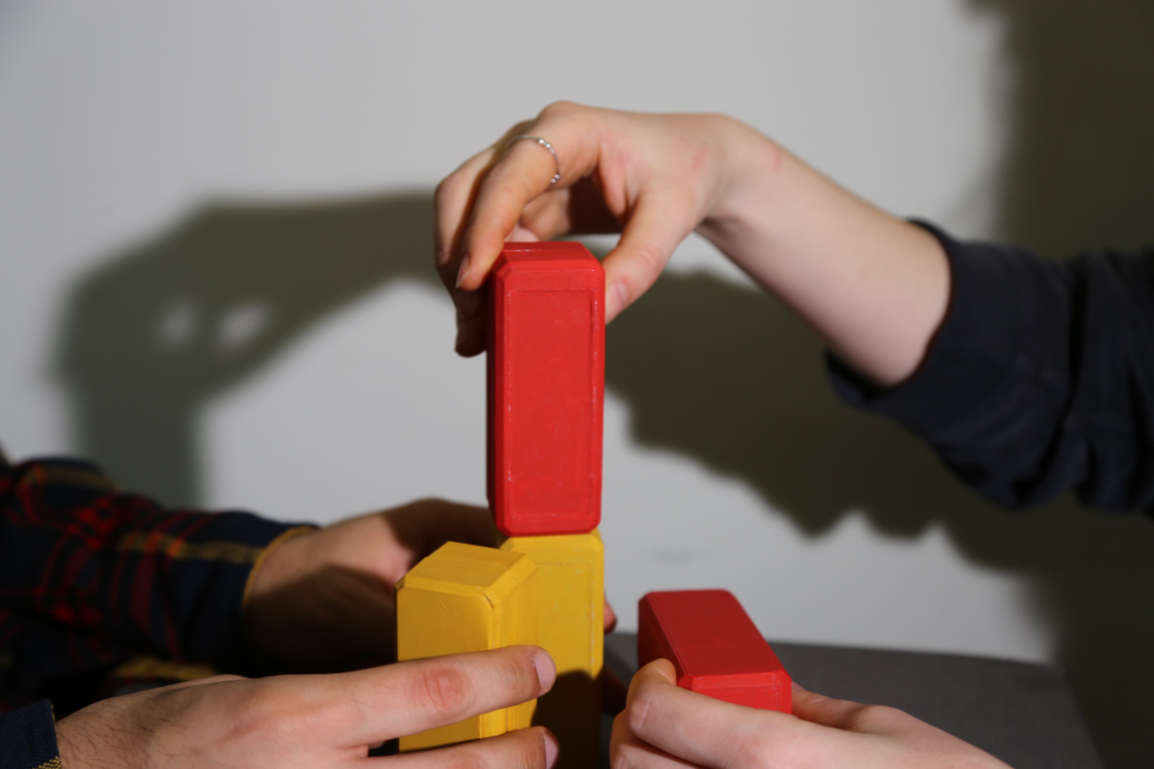 Close-up of magnetic object prototype